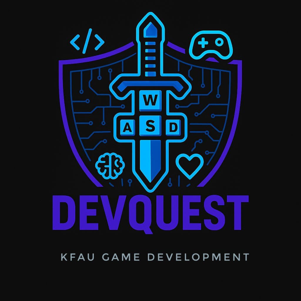 DevQuest Oyun Geliştirme Topluluğu Konya Gıda ve Tarım Üniversitesi Logo